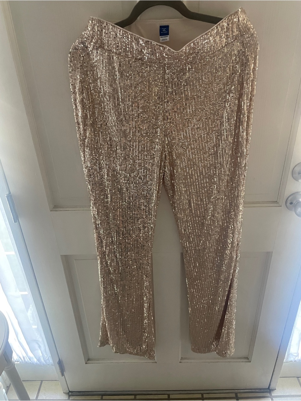 Gold Sequin Pants